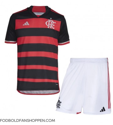 Flamengo Hjemmebanetrøje Børn 2024-25 Kortærmet (+ Korte bukser)